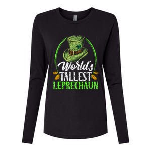 Worlds Tallest Leprechaun Irish Ireland St Patricks Day Funny Gift Womens Cotton Relaxed Long Sleeve T-Shirt