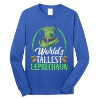 Worlds Tallest Leprechaun Irish Ireland St Patricks Day Funny Gift Long Sleeve Shirt