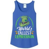 Worlds Tallest Leprechaun Irish Ireland St Patricks Day Funny Gift Ladies Essential Tank