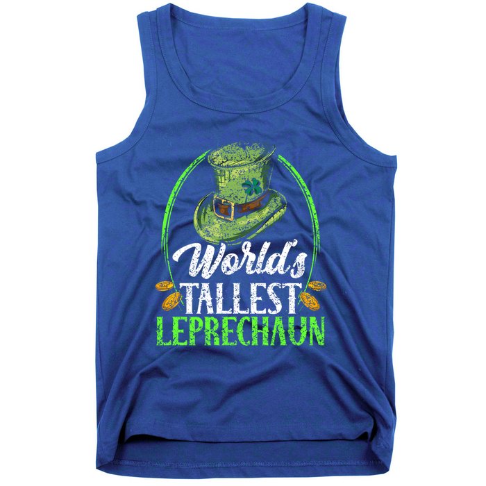 Worlds Tallest Leprechaun Irish Ireland St Patricks Day Funny Gift Tank Top