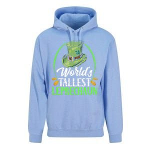 Worlds Tallest Leprechaun Irish Ireland St Patricks Day Funny Gift Unisex Surf Hoodie