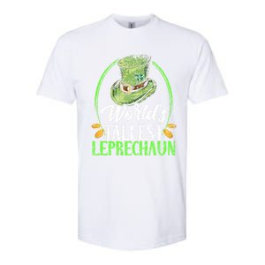 Worlds Tallest Leprechaun Irish Ireland St Patricks Day Funny Gift Softstyle CVC T-Shirt