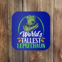 Worlds Tallest Leprechaun Irish Ireland St Patricks Day Gift Coaster