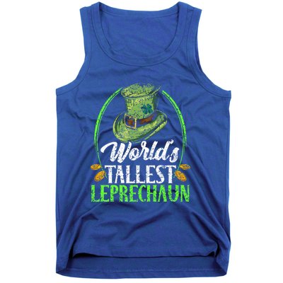 Worlds Tallest Leprechaun Irish Ireland St Patricks Day Gift Tank Top