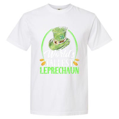 Worlds Tallest Leprechaun Irish Ireland St Patricks Day Gift Garment-Dyed Heavyweight T-Shirt