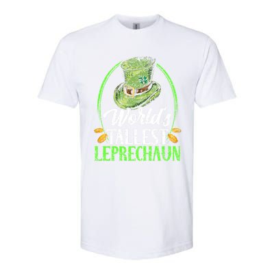 Worlds Tallest Leprechaun Irish Ireland St Patricks Day Gift Softstyle CVC T-Shirt