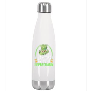 Worlds Tallest Leprechaun Irish Ireland St Patricks Day Gift Stainless Steel Insulated Water Bottle