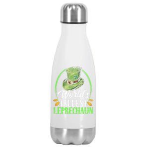 Worlds Tallest Leprechaun Irish Ireland St Patricks Day Gift Stainless Steel Insulated Water Bottle