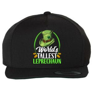 Worlds Tallest Leprechaun Irish Ireland St Patricks Day Gift Wool Snapback Cap