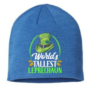 Worlds Tallest Leprechaun Irish Ireland St Patricks Day Gift Sustainable Beanie