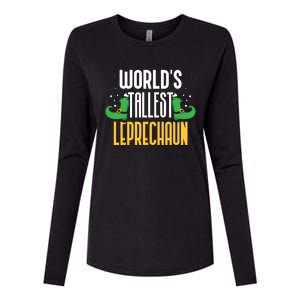 Worlds Tallest Leprechaun Irish St Patricks Day Ireland Meaningful Gift Womens Cotton Relaxed Long Sleeve T-Shirt