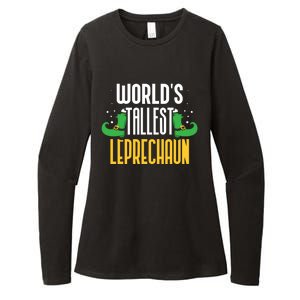 Worlds Tallest Leprechaun Irish St Patricks Day Ireland Meaningful Gift Womens CVC Long Sleeve Shirt