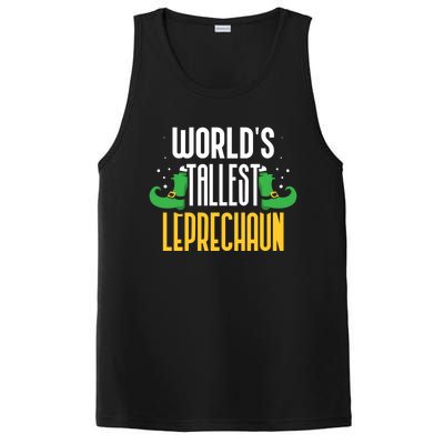 Worlds Tallest Leprechaun Irish St Patricks Day Ireland Meaningful Gift PosiCharge Competitor Tank