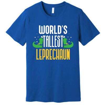 Worlds Tallest Leprechaun Irish St Patricks Day Ireland Meaningful Gift Premium T-Shirt