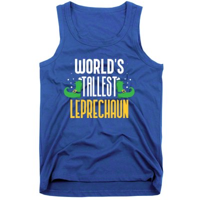 Worlds Tallest Leprechaun Irish St Patricks Day Ireland Meaningful Gift Tank Top