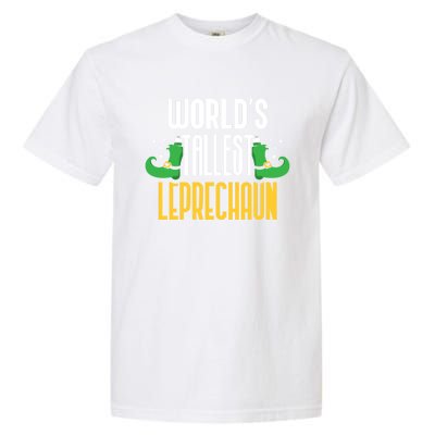 Worlds Tallest Leprechaun Irish St Patricks Day Ireland Meaningful Gift Garment-Dyed Heavyweight T-Shirt