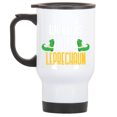 Worlds Tallest Leprechaun Irish St Patricks Day Ireland Meaningful Gift Stainless Steel Travel Mug