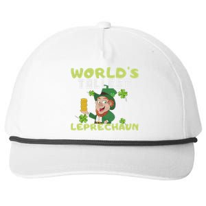 Worlds Tallest Leprechaun St Patricks Day Gift Snapback Five-Panel Rope Hat