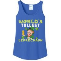 Worlds Tallest Leprechaun St Patricks Day Gift Ladies Essential Tank