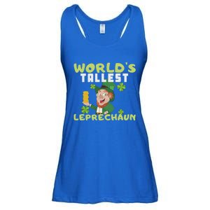 Worlds Tallest Leprechaun St Patricks Day Gift Ladies Essential Flowy Tank