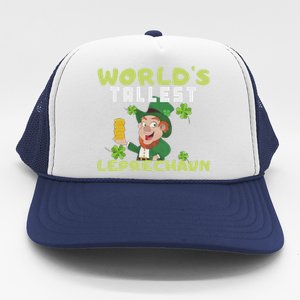 Worlds Tallest Leprechaun St Patricks Day Gift Trucker Hat