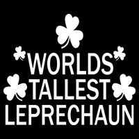 World's Tallest Leprechaun Cooling Performance Crew T-Shirt