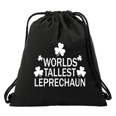 World's Tallest Leprechaun Drawstring Bag