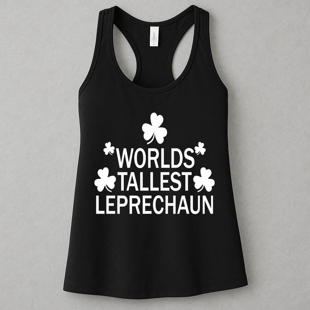 World's Tallest Leprechaun Womens Tank Top