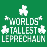 World's Tallest Leprechaun Button