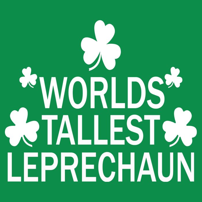 World's Tallest Leprechaun Button