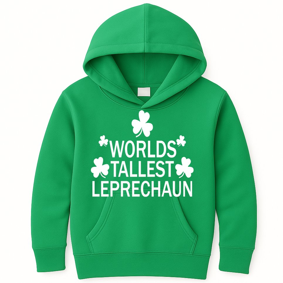 World's Tallest Leprechaun Kids Hoodie