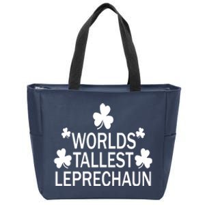 World's Tallest Leprechaun Zip Tote Bag