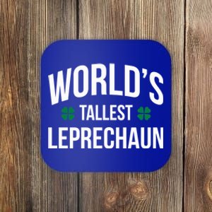 Worlds Tallest Leprechaun St Patricks Day Gift Coaster