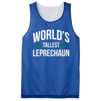 Worlds Tallest Leprechaun St Patricks Day Gift Mesh Reversible Basketball Jersey Tank