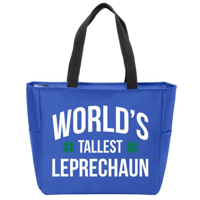 Worlds Tallest Leprechaun St Patricks Day Gift Zip Tote Bag