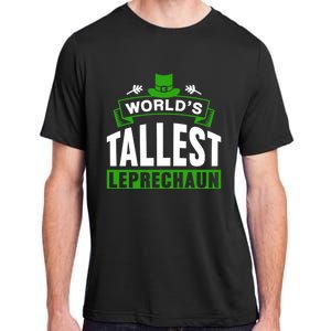 World's Tallest Leprechaun Ireland St Patricks Day Irish Gift Adult ChromaSoft Performance T-Shirt