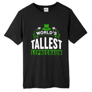 World's Tallest Leprechaun Ireland St Patricks Day Irish Gift Tall Fusion ChromaSoft Performance T-Shirt