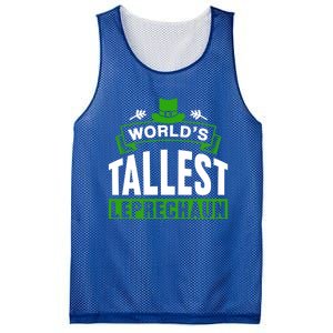 World's Tallest Leprechaun Ireland St Patricks Day Irish Gift Mesh Reversible Basketball Jersey Tank