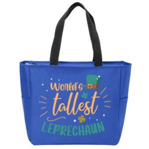 World's Tallest Leprechaun Irish St Patricks Day Birthday Great Gift Zip Tote Bag