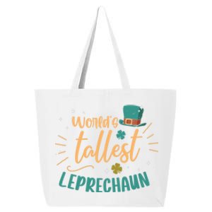 World's Tallest Leprechaun Irish St Patricks Day Birthday Great Gift 25L Jumbo Tote