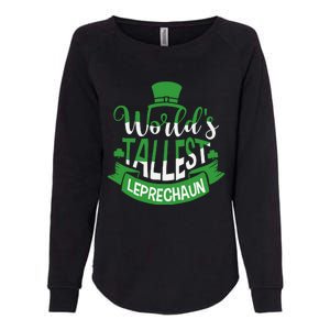 WorldS Tallest Leprechaun For A Irish St PatrickS Day Womens California Wash Sweatshirt