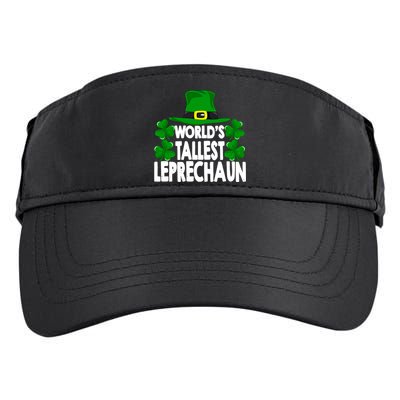 World's Tallest Leprechaun Funny Green St Patricks Day Funny Gift Funny Gift Adult Drive Performance Visor