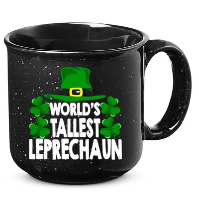 World's Tallest Leprechaun Funny Green St Patricks Day Funny Gift Funny Gift 15oz Campfire Ceramic Mug