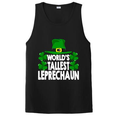 World's Tallest Leprechaun Funny Green St Patricks Day Funny Gift Funny Gift PosiCharge Competitor Tank