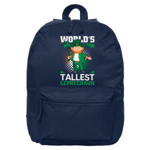 World's Tallest Leprechaun Funny St Patricks Day 16 in Basic Backpack