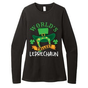 World's Tallest Leprechaun Funny St Patricks Day Womens CVC Long Sleeve Shirt