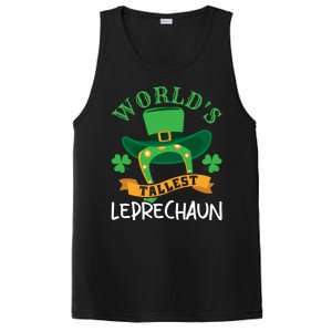 World's Tallest Leprechaun Funny St Patricks Day PosiCharge Competitor Tank