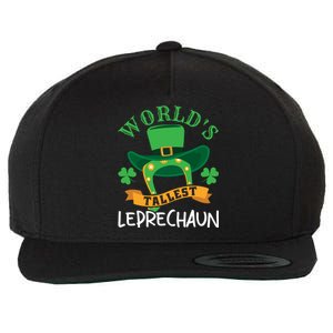 World's Tallest Leprechaun Funny St Patricks Day Wool Snapback Cap