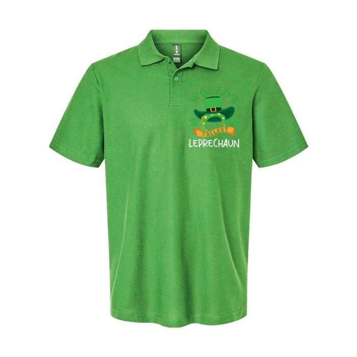 World's Tallest Leprechaun Funny St Patricks Day Softstyle Adult Sport Polo