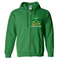 World's Tallest Leprechaun Funny St Patricks Day Full Zip Hoodie